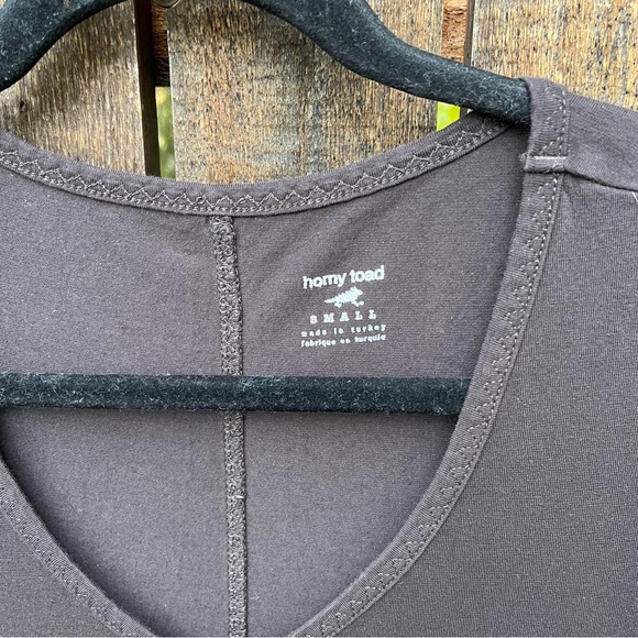 Horny Toad Taupe 3/4 Sleeve Muse Dress Sz S - Picture 5 of 15